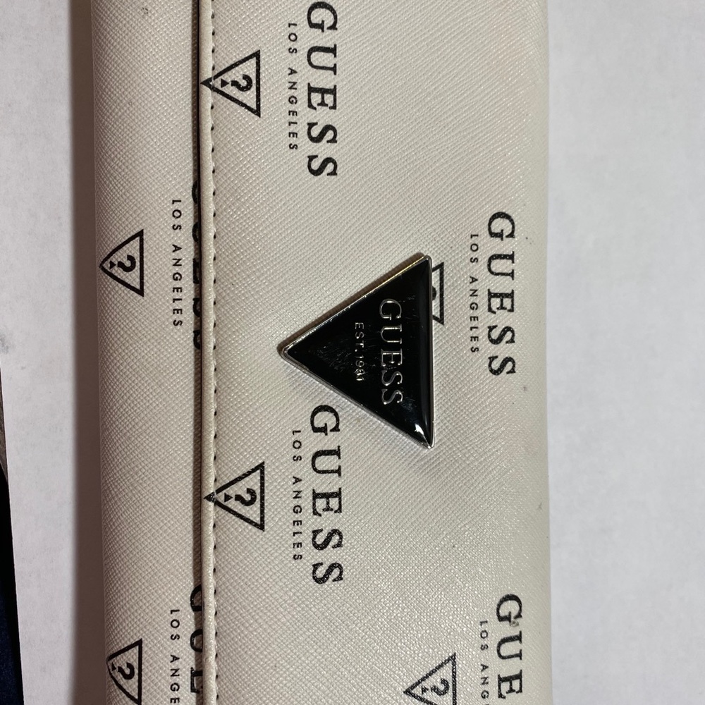 White Guess wallet